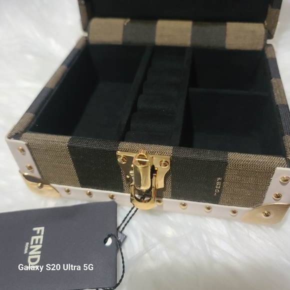 FENDI Studded Trimmed Jewelry Box - Picture 5 of 7